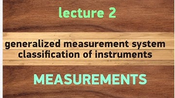 GENERALISED MEASUREMENT SYSTEM