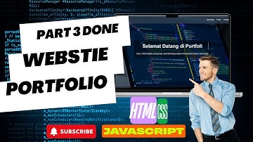 MEMBUAT WEB PORTFOLIO HTML CSS JAVASCRIPT PART 3 | DONE