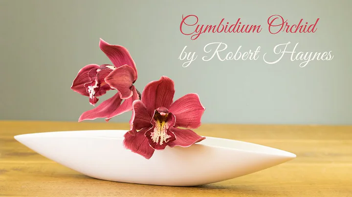 Cymbidium Orchid | CakeFlix Tutorial by Robert Hay...
