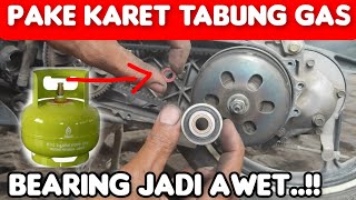 Bearing bak cvt baru ganti bunyi kletek kletek lagi. Pakai karet gas bearing jadi awet