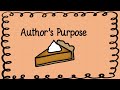 Understanding the Author's Purpose