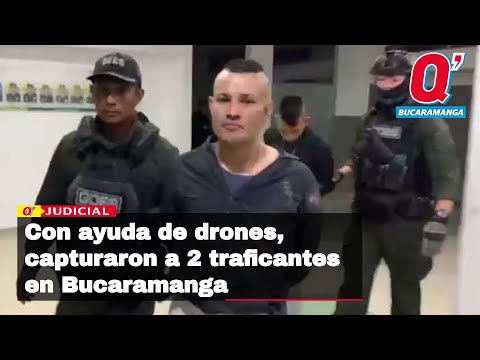 Expendedores de droga fueron captados por drones y luego capturados en Bucaramanga