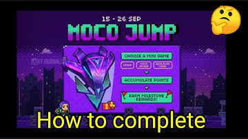 How to complete Moco Jump event