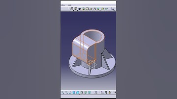 practice design 28 in #catiav5 #design #cadtutorial #cad #catia #mechanical #designing #shorts