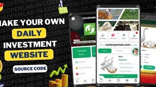 *Make your own Powerbank Daily Investment Website || Full Setup video with Source Code*
