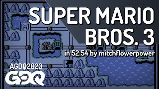 Super Mario Bros. 3 by mitchflowerpower in 52:54 - Awesome Games Done Quick 2023