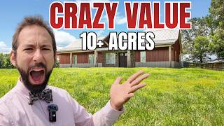 Moving to Huntsville Alabama? What 10  Acres Actually Gets You [Barndominium  VLOG Tour]