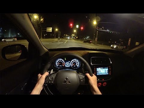 2017 Mitsubishi Outlander Sport / ASX - POV Night Drive (Binaural Audio)