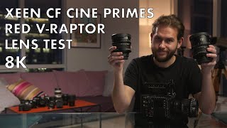 RED V-RAPTOR | XEEN CF Cine Lens Test | 8K