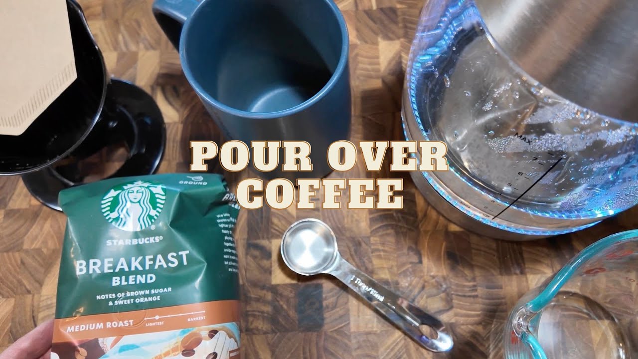 How To Make A Pour Over COFFEE - Simple and EASY! - YouTube