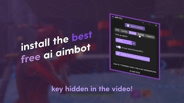 how to install the best free ai aimbot | key hidden in video!