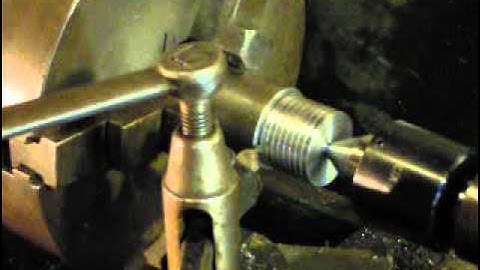 Cutting Square Threads on a Lathe!