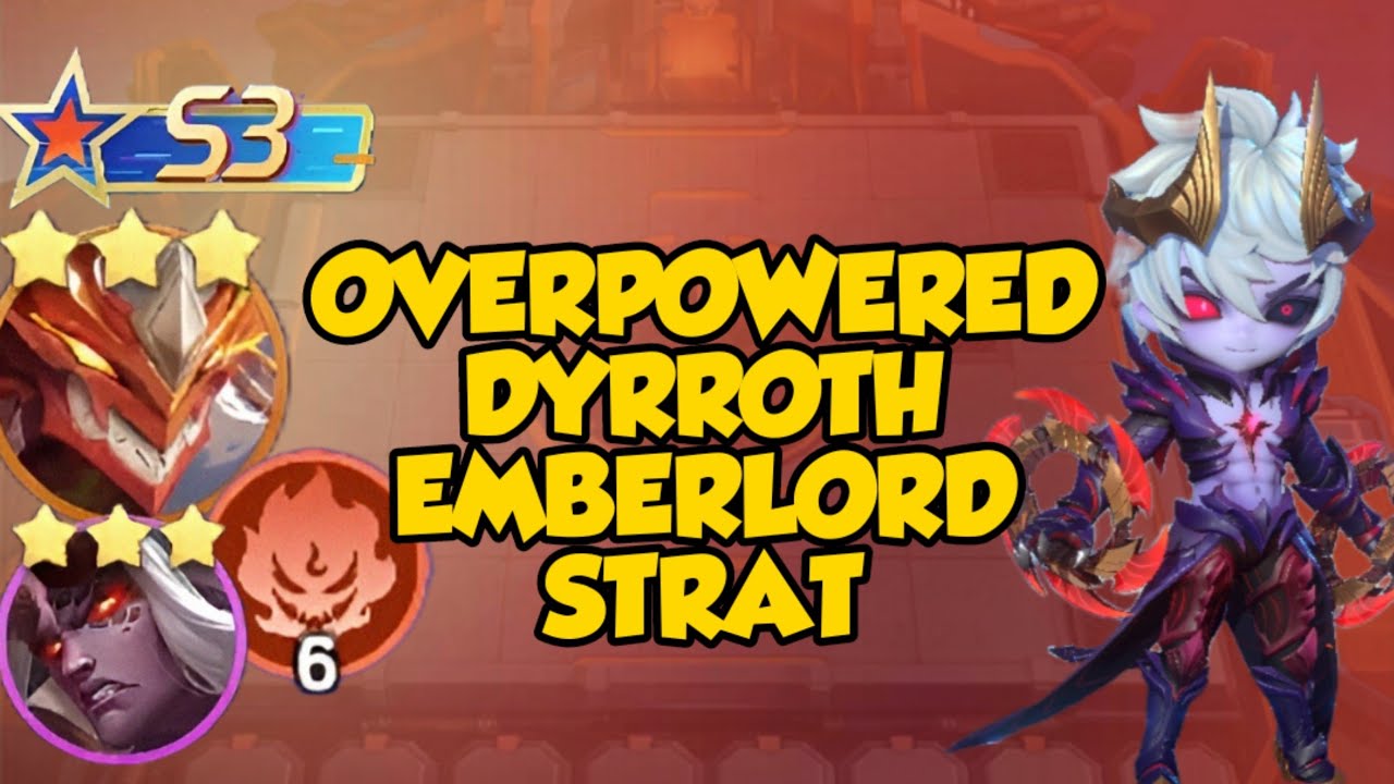 OP DYRROTH EMBERLORD COMBO #magicchess #mobilelegends #magicchessgogo # ...