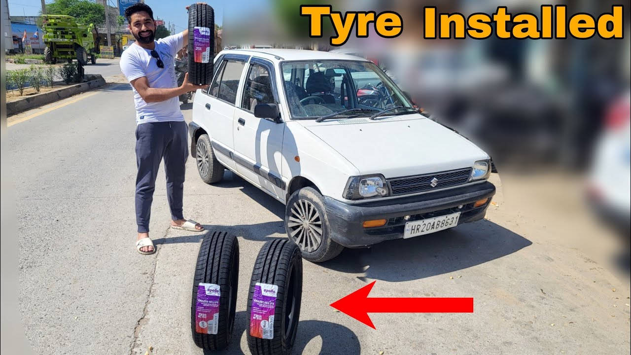 अब चलेगी - चिपक के अपनी लाडो #maruti800 | #maruti800modified with Brand new Tyres  @AjayKaith