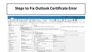 Easy Way to Fix Outlook Certificate Error