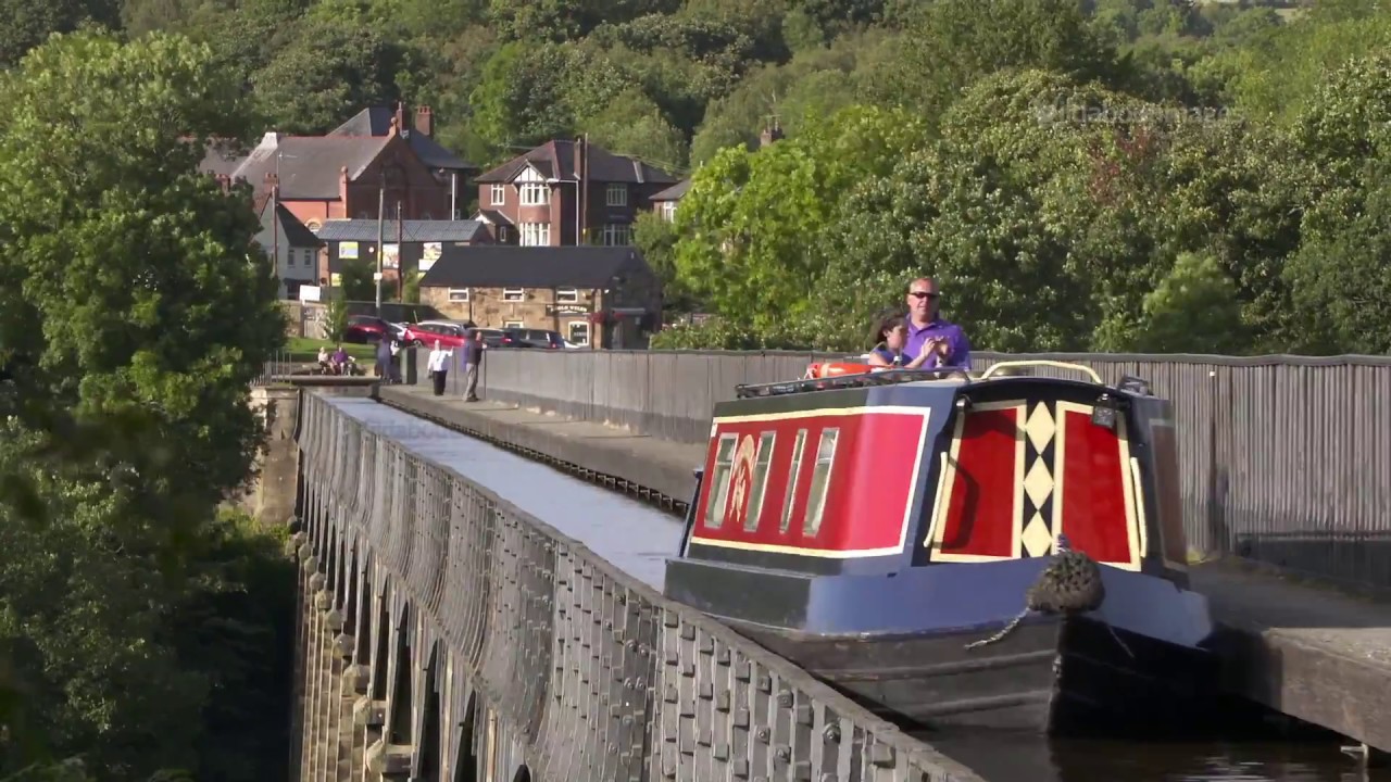 Pontcysyllte Aqueduct timelapse YouTube