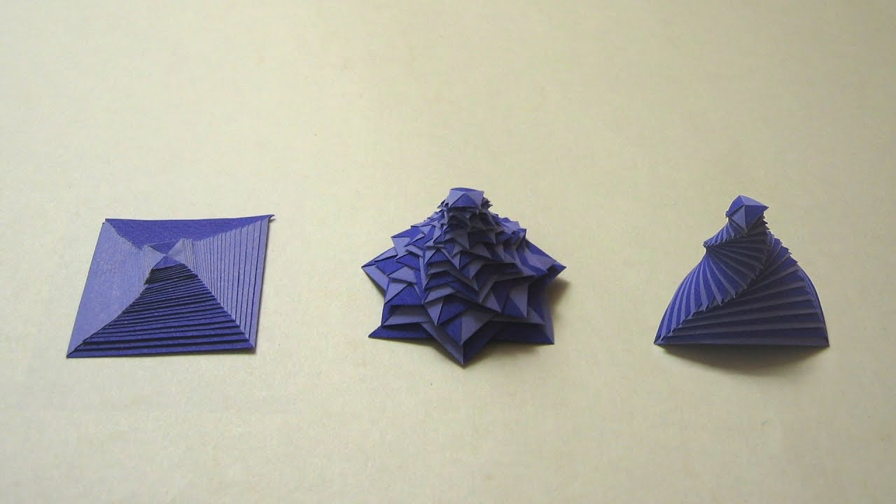 Origami Instructions: Single Strip Square Curlicue (Assia Brill) 