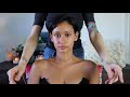 ASMR healing massage with sage and essential oils (whisper)
