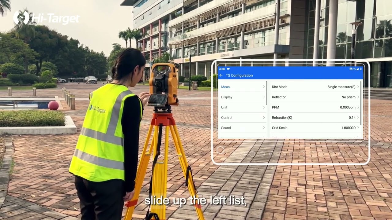 HTS-720 Android Total Station - CAD Stakeout
