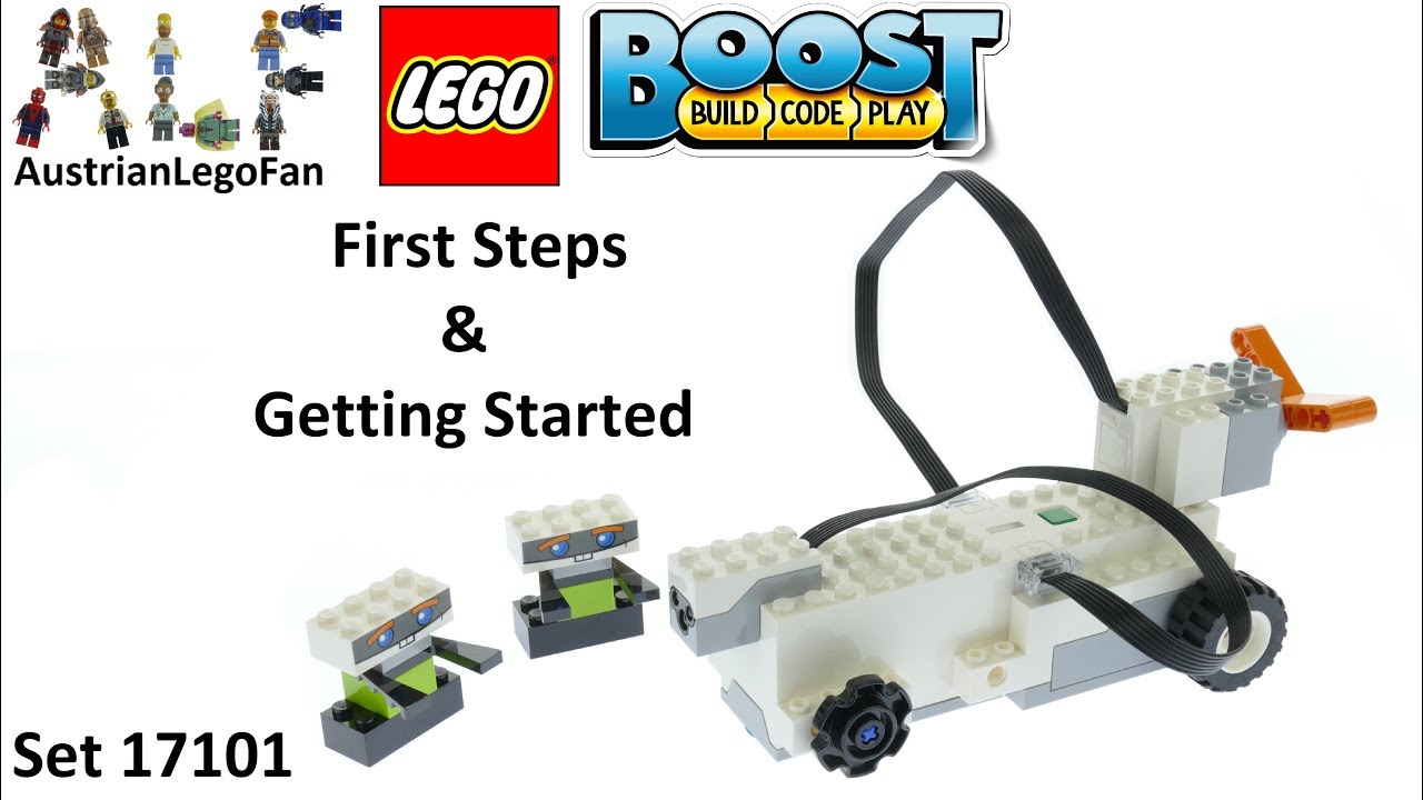Lego Boost 17101 First Steps and Getting started with the Drivebase - Lego  17101 Speed Build