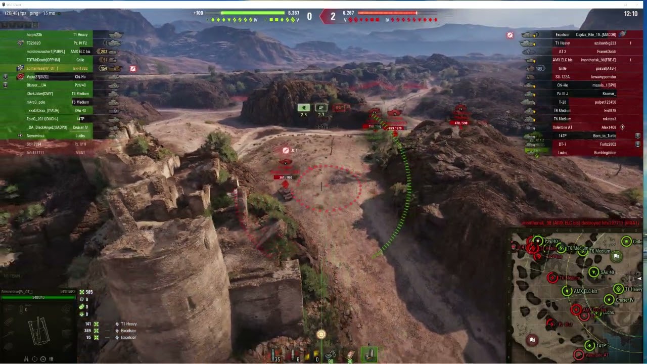 WOT _IronGhost_ Arty Replays