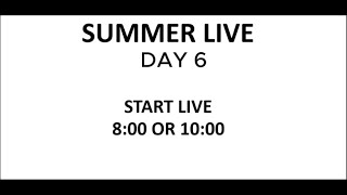 summer marathon live 2026 day 6