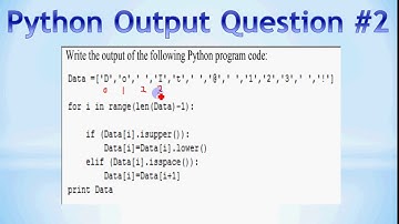 Python Output Question 2 | Class XII CBSE Board | Competitive Exams | Python Programming