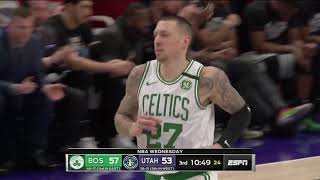 Daniel Theis Highlights – Celtics @ Jazz (2020-02-26)