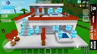 Block Craft 3D: Crafting Gameplay #5181 | White Silver Villa 🏠  screenshot 5