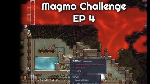 The Hardest Oxygen Not Included Challenge: I started on Magma Planet! Ep4
