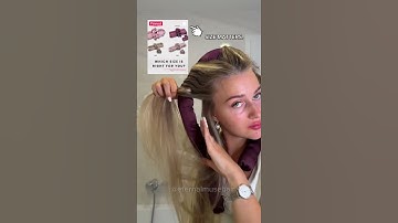 Most common mistake with heatless overnight curls is your sections and choosing a size that is WRONG