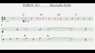 BURUK ACI--(Play Along)--F--:Flute,Violin,Guitar,Keyboard,Accordeon,Recorder,Melodica BURUK ACI--(Play Along)--F--:Flute,Violin,Guitar,Keyboard,Accordeon,Recorder,Melodica