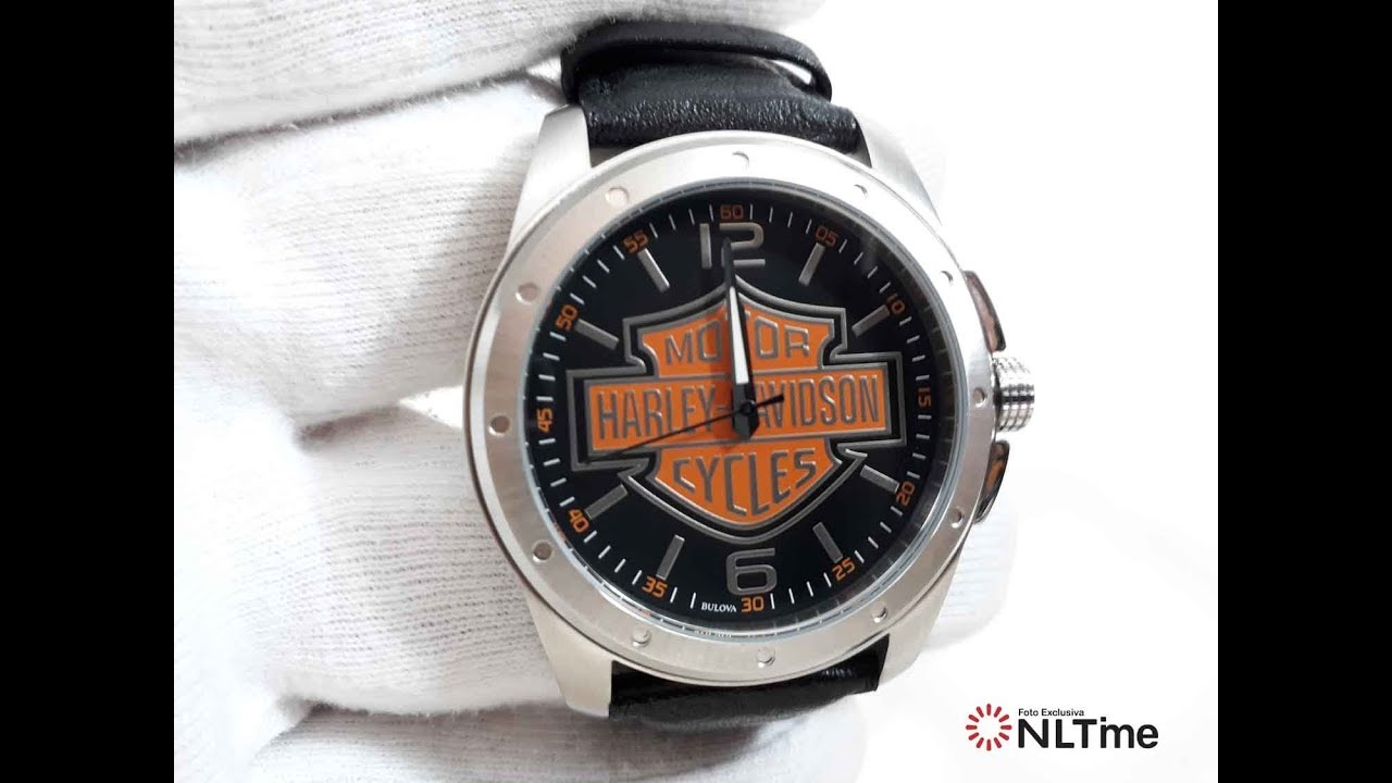 Relógio Harley Davidson Bulova WH30019T - NLTime Relógios - YouTube