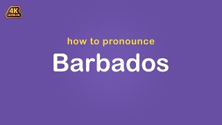 how to pronounce Barbados 【FIFA】