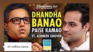 Ashneer Grover Shares EASY Hacks To Make A Profitable Business  Shark Tank India FO23 Raj Shamani