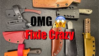 9 EDC Fixed Blades Unboxing