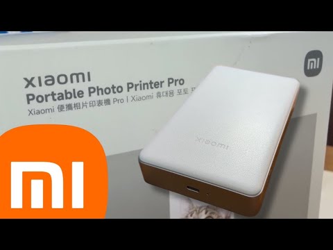 [4K] Xiaomi Portable Photo Printer Pro - Unboxing | 小米便攜相片印表機Pro - 開箱 ...