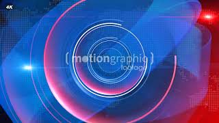 News Broadcast Studio Background 4K - Motion Graphic