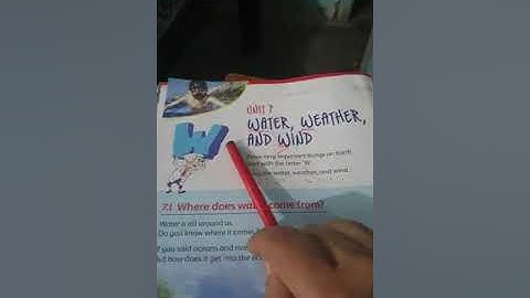 science Unit 7 water,weather and wind