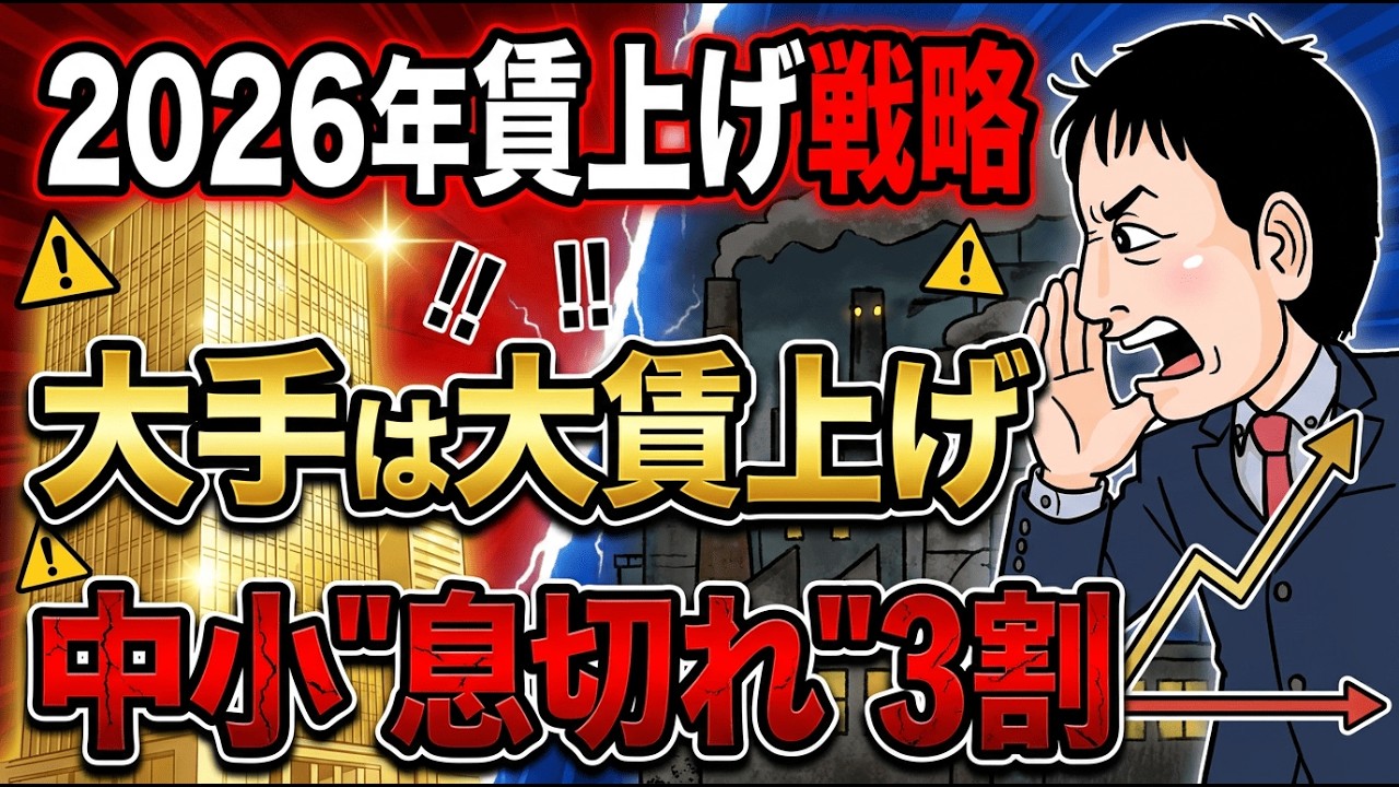【2026】賃上げ8割時代、USJは平均+6.5%上げ…中小はどう戦う？｜賃上げ戦略の教科書