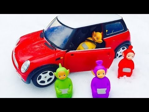 RED Mini CAR Ride and Teletubbies Toys Surprise Hello Kitty Vending Machine Opening! @TinyTreasuresandToys