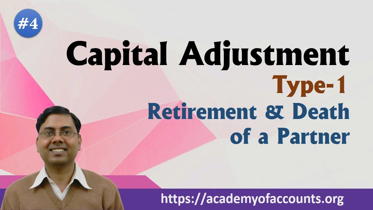Capital Adjustment in Retirement of a Partner (When Firm's Capital is unknown)