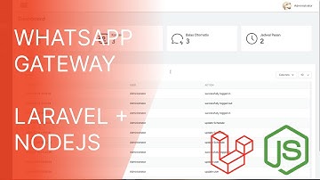 APLIKASI WHATSAPP GATEWAY DENGAN LARAVEL + NODEJS