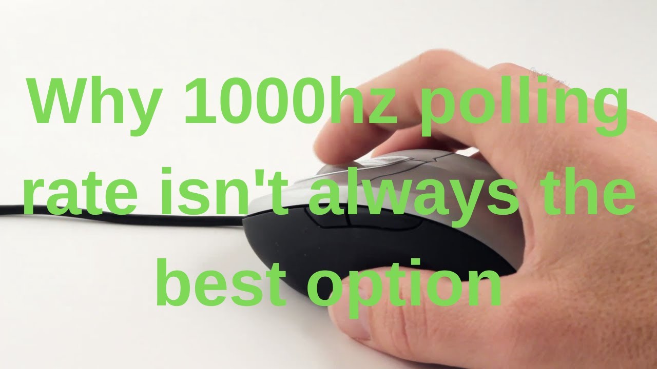 Debunking the 1000Hz Mouse Polling Rate Myth - YouTube