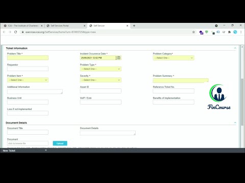 Live Procedure - How to Submit Query in ICAI Self Service Portal (SSP) - CA Students - FinCourse