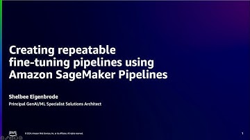 Create repeatable fine-tuning pipelines on Amazon SageMaker | Amazon Web Services