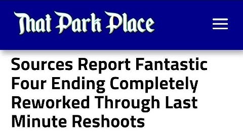 WEIRD GAY FEUD- Corrupt "News" Website Creates False Narrative About FANTASTIC FOUR Reshoots