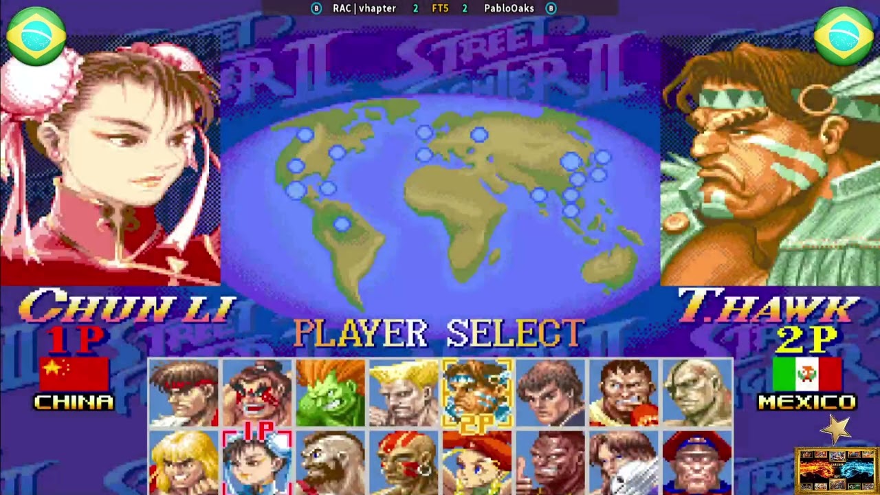 Super Street Fighter II X grand master RAC  vhapter Vs PabloOaks🎮⏰06 07 2025⏰