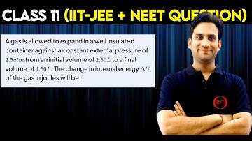 A gas is allowed to expand in a well insulted container against a constant external pressure of 2.5