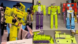 Newage Vine review. Transformers generation one legends scale constructicon G1 comparisson